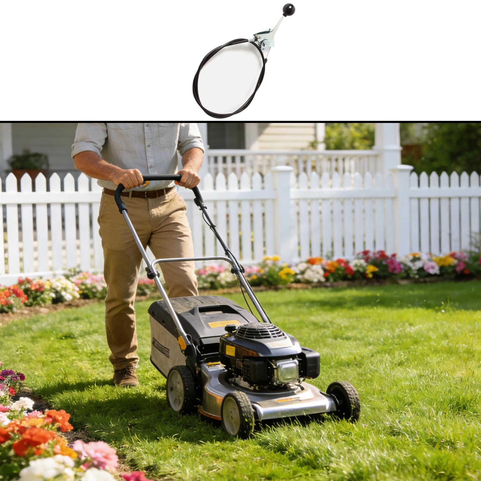 

Heavy Duty Lawn Mower Starter Rope With Reinforced Steel Inner Wire And Comfortable Metal Covered Handle 1