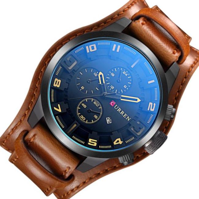 Buy CURREN High-End Quality Fashion Retro Design Waterproof Watch Man's ...