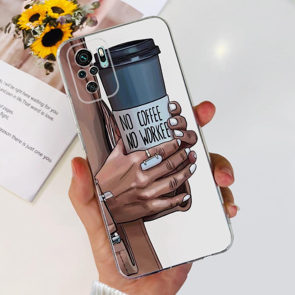 For Xiaomi Redmi Note 10 Pro Max Case Cute Fashion Butterfly Marble Soft Silicone Cover on Redmi Note 10S Note 10 S Note10 Funda