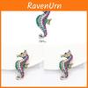 Marine Life Brooch Alloy Retro Seahorse Jewelry Accessory For Men And Women