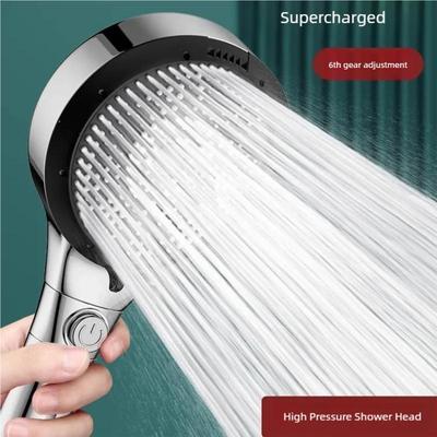 6 Modes High Pressure Shower Head Adjustable Showerheads Water Saving Shower With Filter