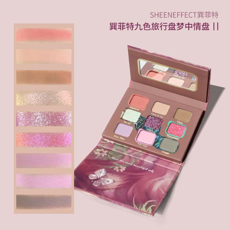 SheenEffect - Nikesamsam Dream Love 9 Color Chameleon Eyeshadow Palette
