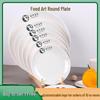 16-inch White Melamine Round Dinner Plate