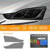 For Lexus IS 2016- Accessories Car Headlight Tint Black Protective Film Transparent TPU Sticker