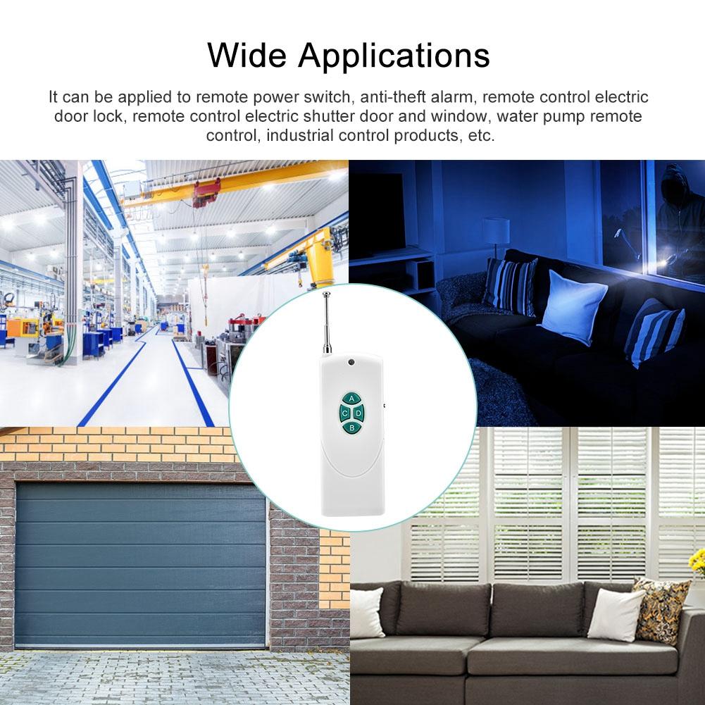 DC12V 4 Channel Learning Code Wireless Controller with 4 Button Wireless Remote Control