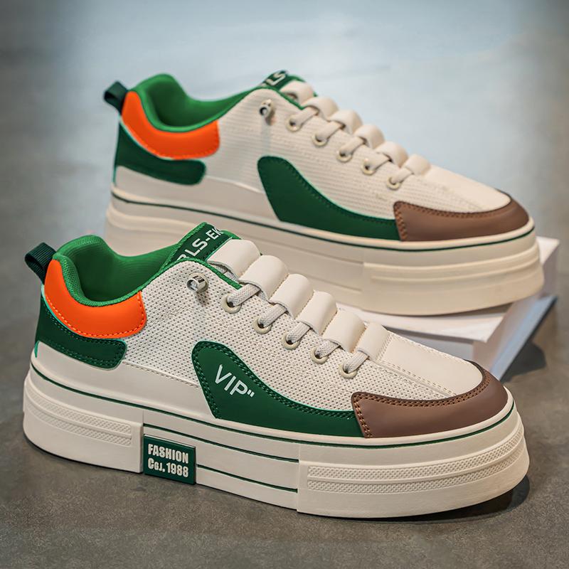 Herrenmode Casual Low Top Skateboardschuhe Jungen Bequeme Sneakers Männliche Studenten Trendy Weiche Sohle Klassisch Atmungsaktiv Fitnessstudio Rutschfest