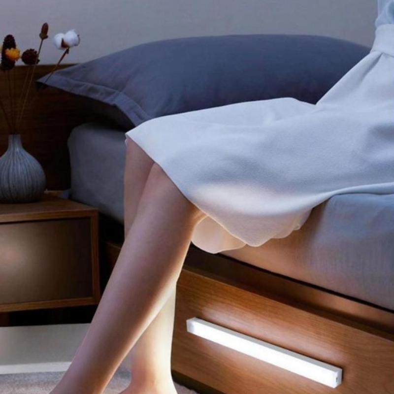 Smart Human Sensing Portable Handheld Charging Night Light Strip Magnetic Suction Walkway Staircase Wine Cabinet Wardrobe Light