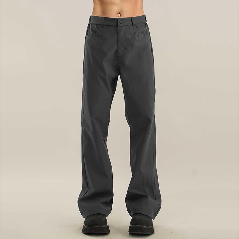 SWAMP AREA Men's Loose Fit Flared Casual Trousers KS2352