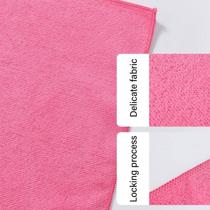 Microfiber Cleaning Cloths Pack of 10, Absorbent Multipurpose Towels Washcloths for Home and Car Use, 30x30cm