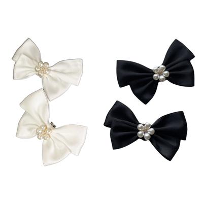 Eleganter Schleifen-Schuhclip für flache Schuhe Pumps Dekorative Schuhzubehör-Clips Damen Hochzeitsfeier Schuhdekorationen Clip