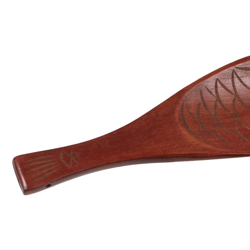 Kitchen Natural Fish Shaped Wooden Eco-friendly Rice Scooper Serving Spoons Rice Paddle Spatula