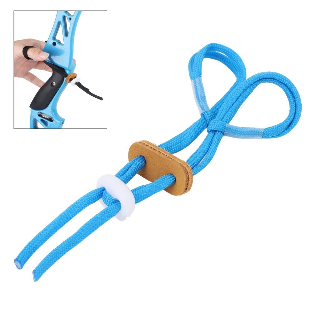 Adjustable Fingersling Archery Bow Rope Hand Guard  for Recurve Bow Replacement Accessories