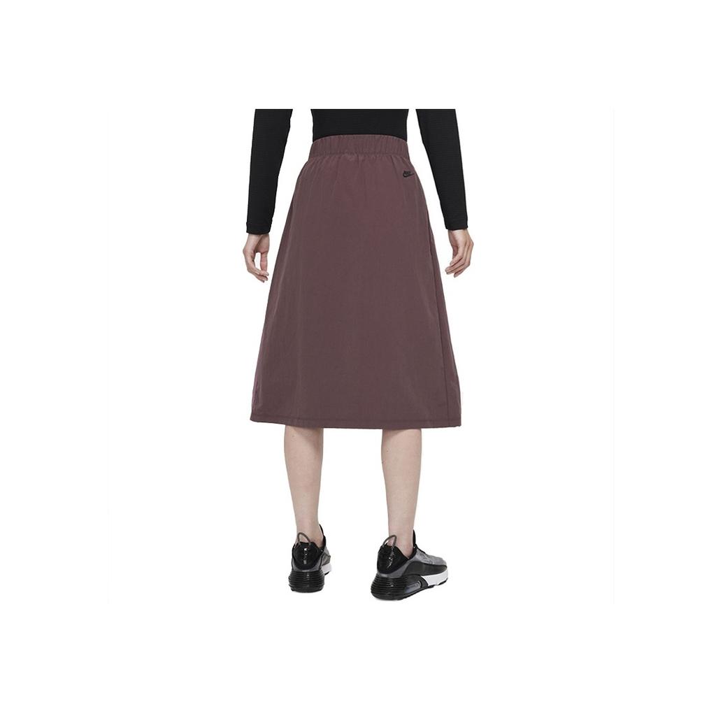 Nike Tech Pack Breathable A-Line Midi Skirt Women Bottoms Purple DD4619-646