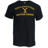 Yellowstone Seria TV Unisex Dutton Ranch Logo Halloween Koszulka