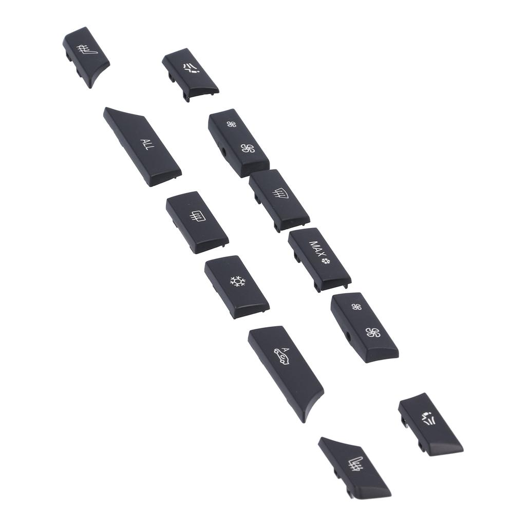 12pcs A C Heater Button Key Cap Switch Cover Repair Kit 61319313923 Replacement for 5 6Series