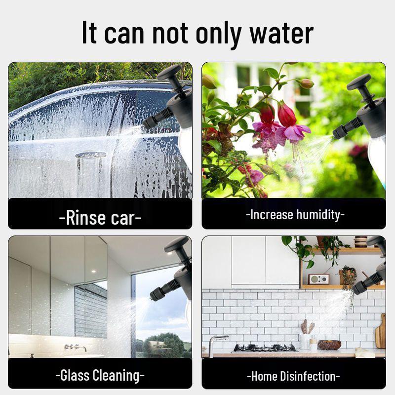 2L High-Pressure Manual Car Wash & Home Watering Foam Sprayer