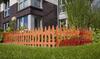 Plastic lawn fence 32 m terracotta