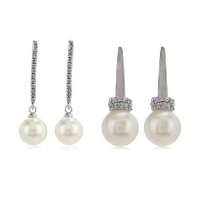 Pearl Drop Earrings Valentine's Day Gift For Girlfriend For Girls Women
