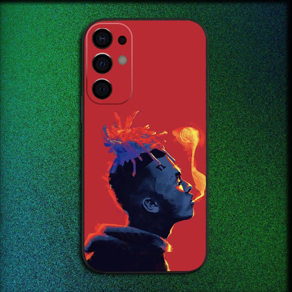 Rapper X-XXXTentacionS Phone Case For Samsung S25,S24,S21,S22,S23,S30,Ultra,S20,Plus,Fe,Lite,Note,10,9,5G Black Cover