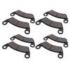 8Pcs Brake Pad Set 2203747 Metal Front and Rear Brake Pads Replacement for Polaris RZR XP 1000 2014 to 2020