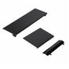 3 In 1 Protective Door Slot Cover Set for Gaming Console Easy Installation Door Replacement Dust Guard Lid Caps
