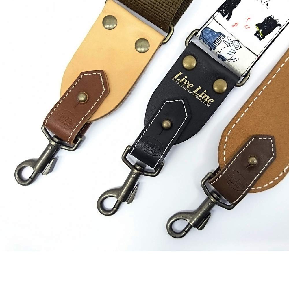 LiveLine Dette er en konverteringskobling som forvandler gitarreimen din til en skulderreim LSE20BLK Svart praktisk! SNAP-END