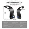 ADZW9 2/4pcs Car Rear Seat Hook Storage Hanger Organizer Accessories For BMW M Performance E36 E46 E60 E90 E91 E92 E93 F30 F20