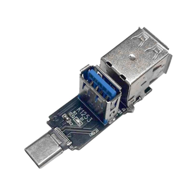 Compactly USB C Adapter USB Multiport Expansion Module with 1xUSB3.0 Port 2xUSB2.0 Port Highly speed Data Transfer For PC