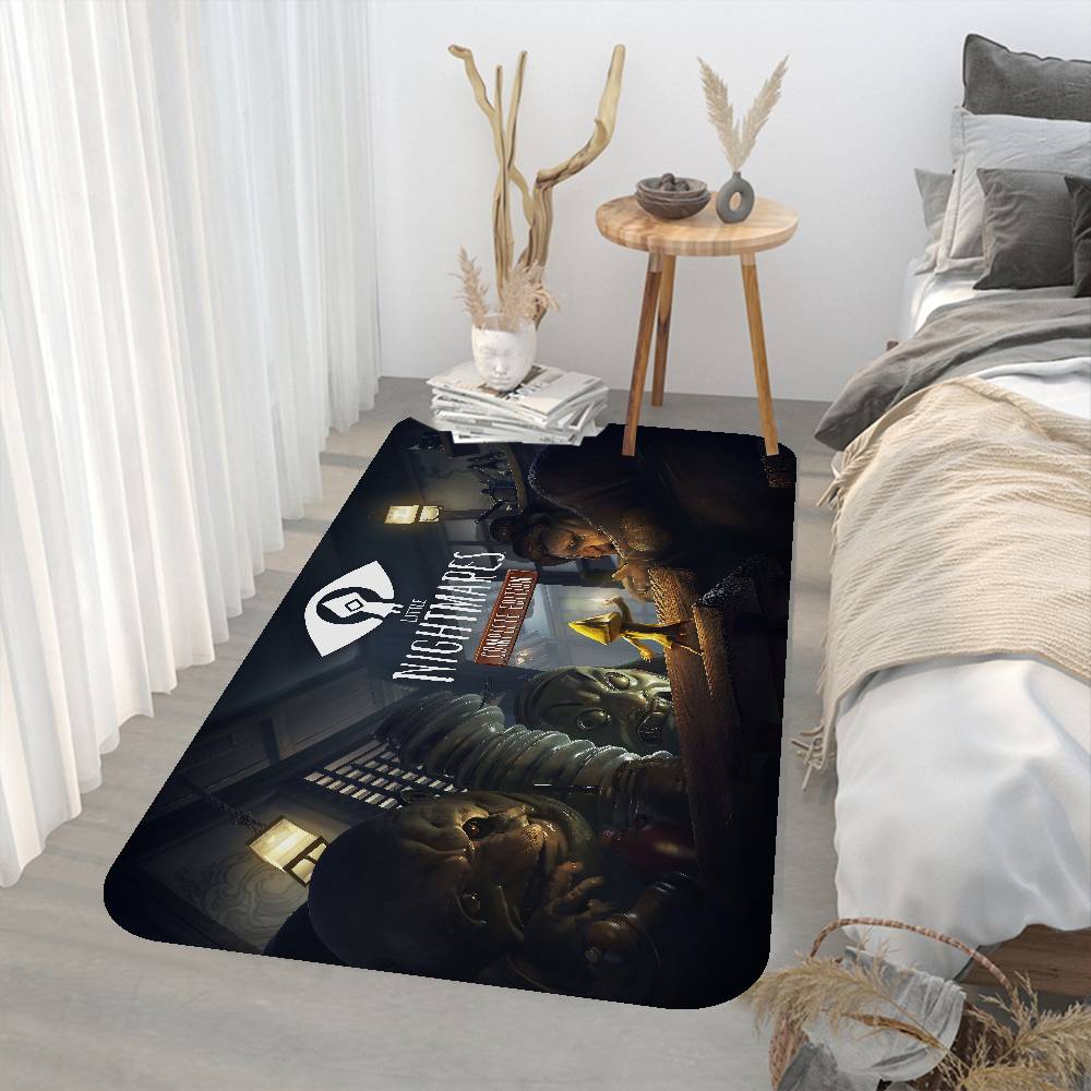 Game L-Little Anime N-Nightmares Bathroom Mat INS Style Soft Bedroom Floor House Laundry Room Mat Anti-skid Welcome Doormat