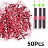 50Pcs Bobber Stops Slip Bobber Stop Bobber Stoppers For Fishing Line With Fishing Beads Saltwater/Freshwater Fishing Tackle