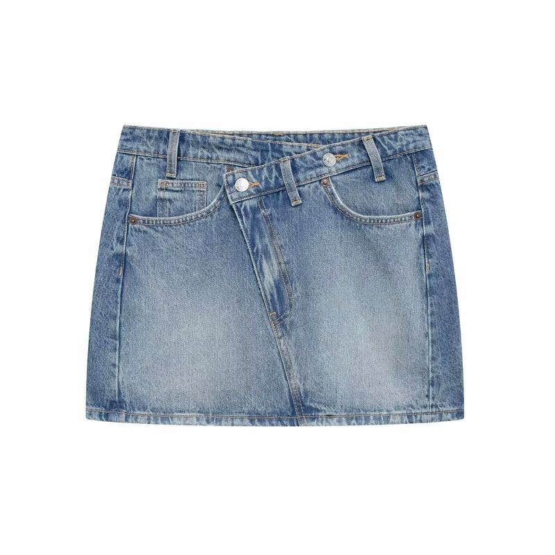 Kaslead New Arrival Women's Fashion Style Fashion Slim-Fit Versatile Denim Mini Skirt 2569292