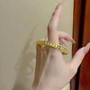 Vietnamese Gold Lucky Clover Bracelet: Stylish Women's Fashion, Copper Gold-Plated Jewelry