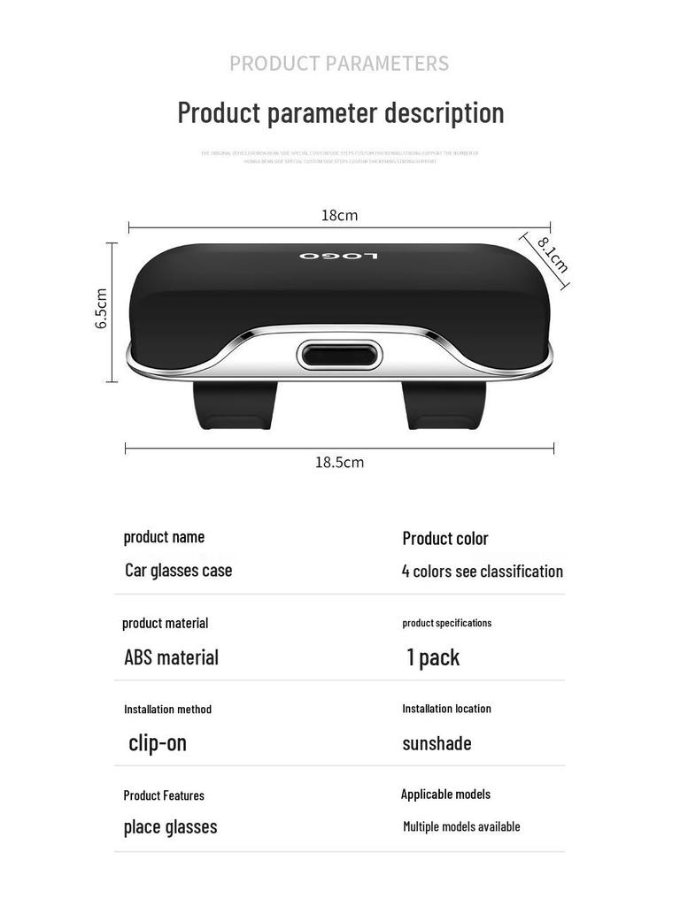 Haval Car Glass Case for M6 PLUS, Big Dog, H2 Chitu, H4 First Love, F5, and Divine Beast Sun Visor