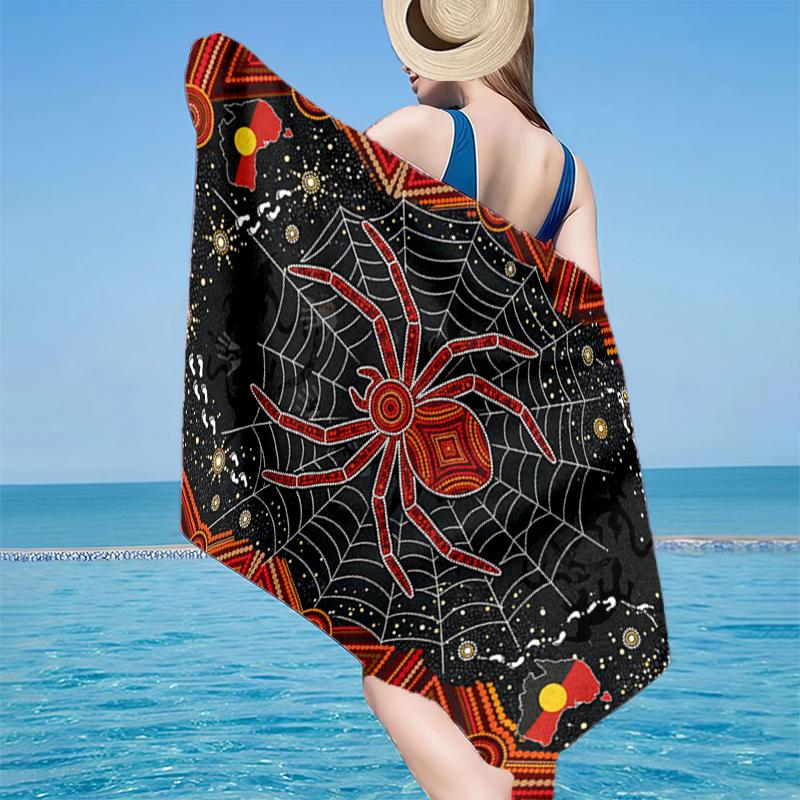 

Magical Cosmic Spider Web Beach Towel, Super Soft Microfiber, Gift for Her/Him, Birthday, for Pool, Beach, Travel, Home Decor Fan gifts 70cmx140cm(27x55inch)