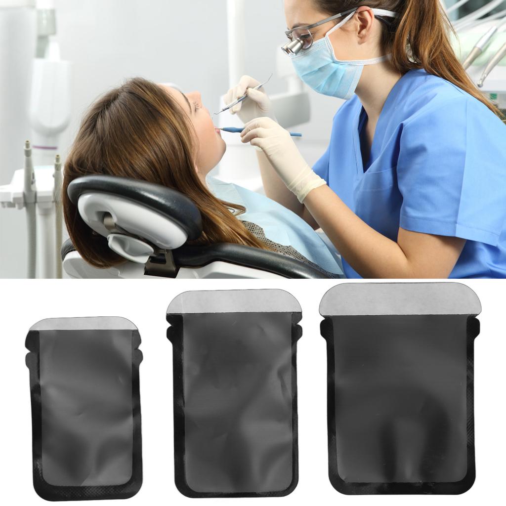 300 Sheets Dental Digital Envelopes Barrier Envelopes for Phosphor Plate Disposable X Ray Film Protective Bags 3 Size