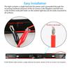 Red Clearance ID BAR Marker Light 3 Light 9 LED Trailer Sealed Stainless Steel