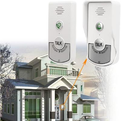 Θυροτηλέφωνο Κουδούνι Πόρτας, Εμβέλεια 1000μ Δύο Δρόμων Φωνής Οικιακός Ενδοεπικοινωνητής Επαναφορτιζόμενο Έξυπνο Ηλεκτρονικό Κουδούνι Πόρτας με Μελωδίες για Ασφάλεια Σπιτιού, Γραφείο,