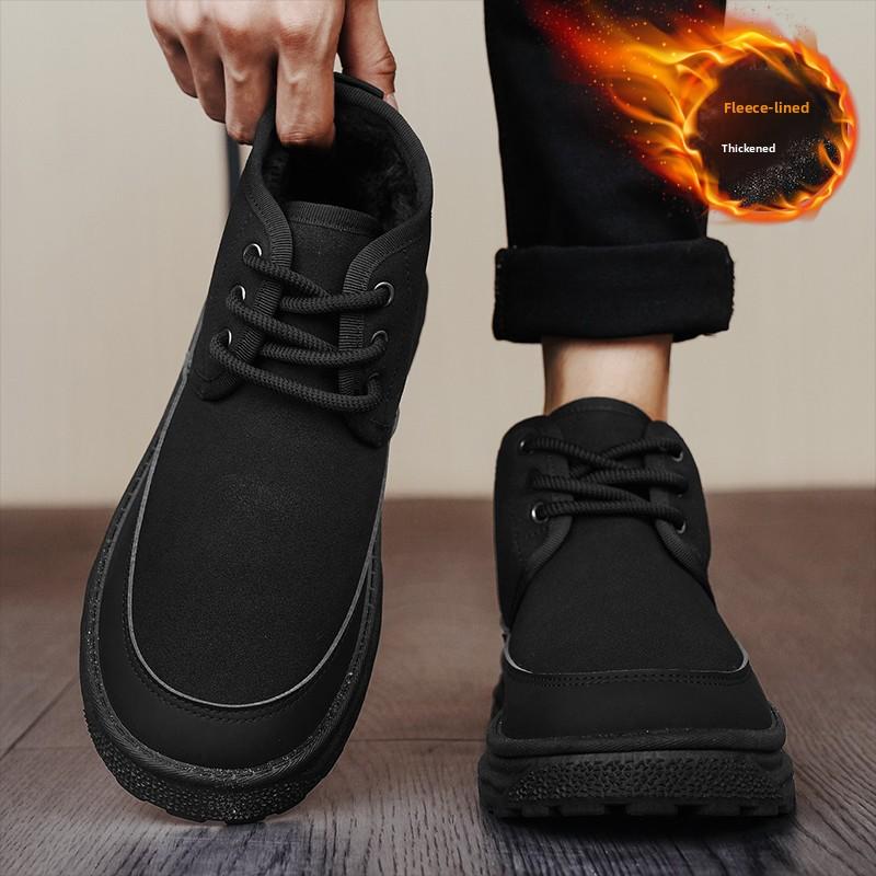 Men's Winter Warm Snow Boots Are Fashionable Versatile Anti Slip Comfortable and A Must-have for Winter Outings