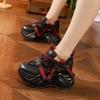 Daddy Shoes Girl 2025 Autumn New Old Retro Casual Sneakers Muffin Platform Versatile Inner Height Increasing Women's Shoes
