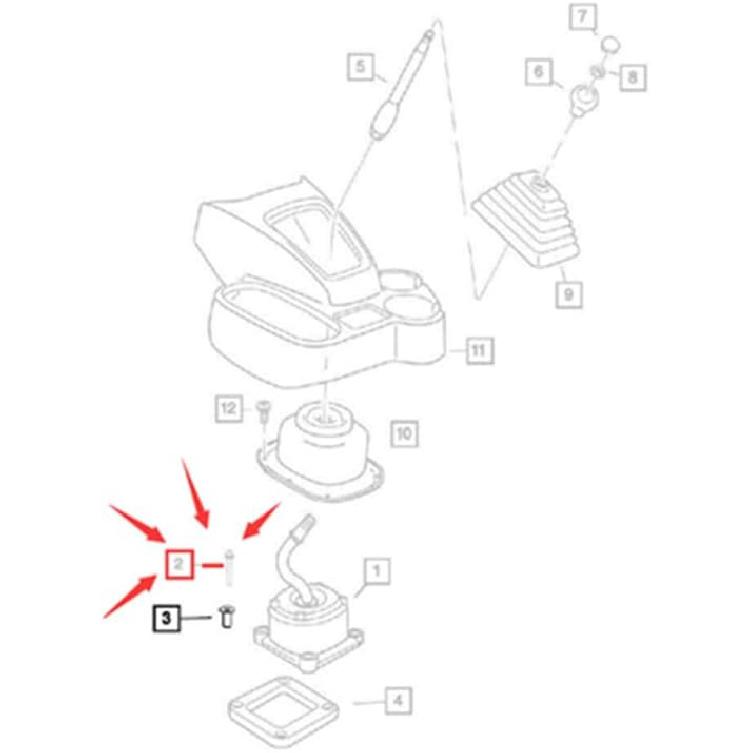 4Pcs NV4500 Shifter Insulator Spacer Bolts, Transmission Shift Tower Spacer Bolts For Dodge Chevy GMC 2WD & 4X4 5 Speed Transmission