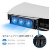 JUSPRO PS5 Cooling Fan (Older Model) - LED Light, USB 3.0 Connection, Low Noise, Compatible with PS5 DiscDigital Edition [Not Compatible with PS5