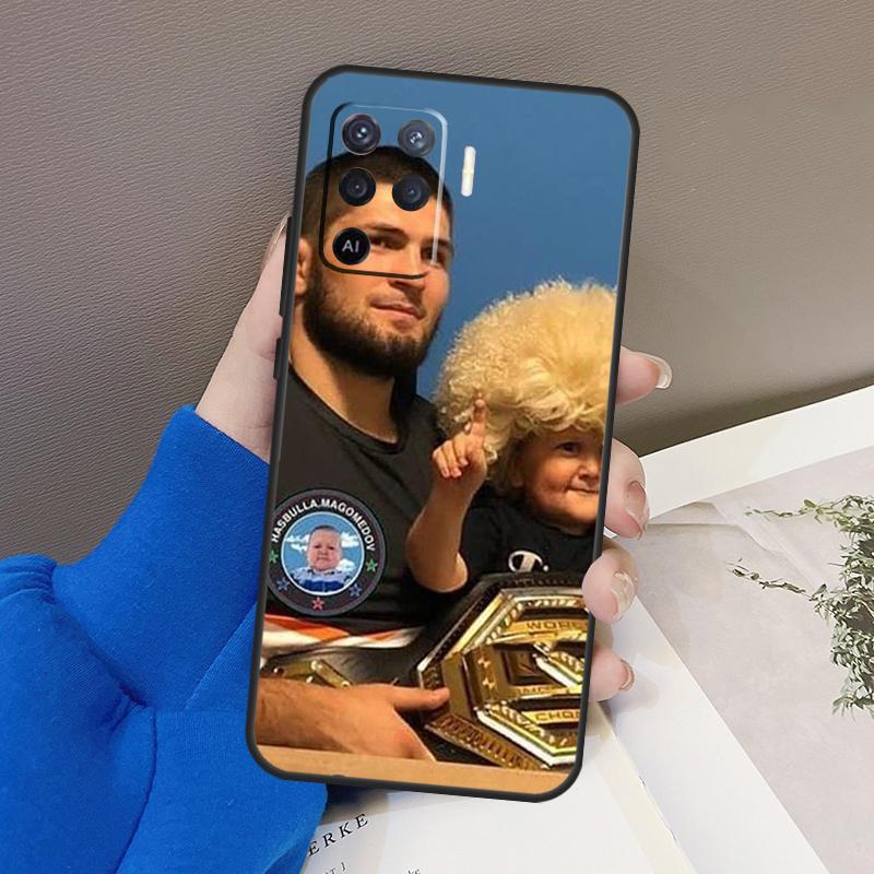 Funny Hasbulla Case For Oppo A94 A74 A54 A80 A60 A40 A18 A38 A58 A78 A98 A96 A76 A16 A15 A17 A57 A77 A5 Pro