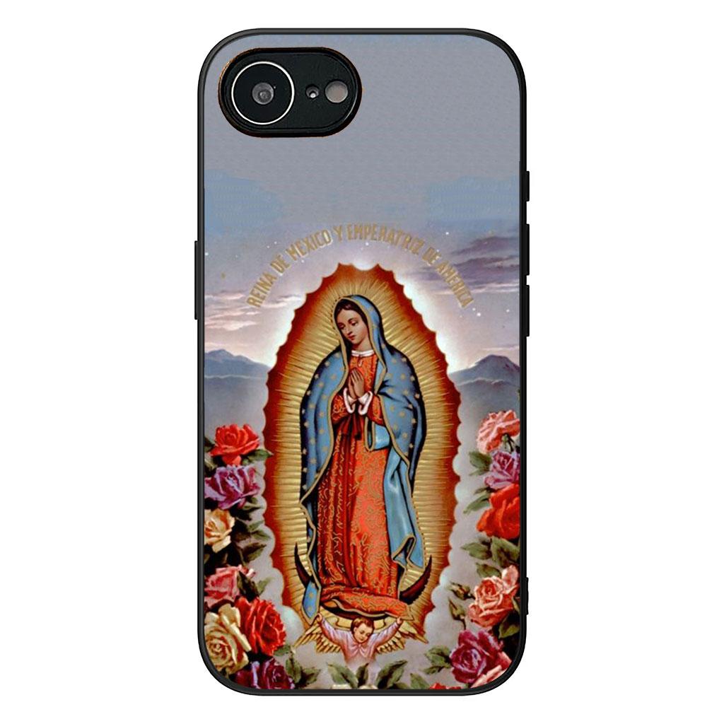 Cover for Samsung Galaxy S25 S24 S22 S23 FE Ultra Plus A56 A05 A06 A15 A16 A55 S7 Edge + Case Virgen de Guadalupe Mary Madre