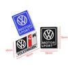 For VW Golf Polo GTD Touran Tiguan Jetta Bora 1pcs 3D Aluminum Metal Alloy Badge Emblem Rear Trunk Sticker Valve Cap QP9