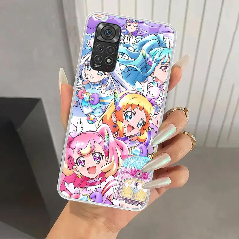 Pretty Cure Anime Phone Case for Xiaomi Redmi Note 15 14 14S 13 12S 12 Pro 11S 11 Plus 11T 11E 10S Soft Funda Print Shell Redmi