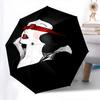 Snow White Themed Automatic Opening and Closing Umbrella, Brightly Colored 8-rib Portable Umbrella, Suitable for Men and Women, A Perfect Gift for Chr