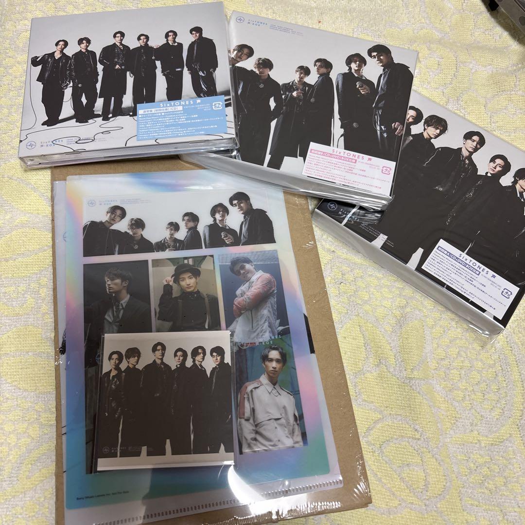 

[USED] sixTONES voice (first edition A (DVD) + first edition B (DVD) + regular edition set)