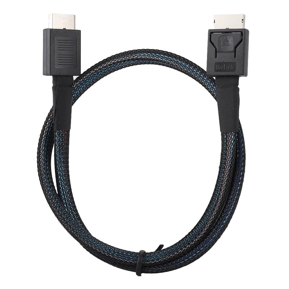 Cabledeconn SFF 8611 TO SFF 8611 Server High Speed HDD Data Transmission Cable 0.5M
