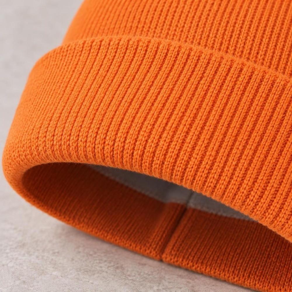 Windproof Knitted Beanies Solid Color Couple Hat Scarf Set Outdoor Cycling Skiing