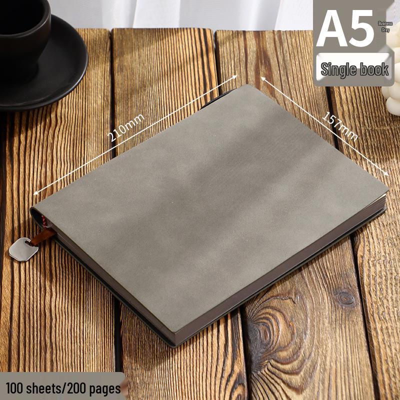 A5 Sheepskin Leather High-End Notebook with Thickened Dowling Paper